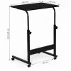 Mobiler Laptop-Tisch, am Sessel befestigbar, schwarz