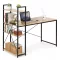 Schreibtisch 120x60 cm mit 3 Ablagen Loft Style