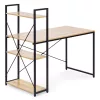 Schreibtisch 120x60 cm mit 3 Ablagen Loft Style