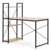 Schreibtisch 120x60 cm mit 3 Ablagen Loft Style