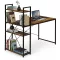 Schreibtisch 120x60 cm mit 3 Ablagen Loft Style