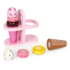 Hölzernes Klettverschluss-Eiscreme-Set 9-teiliges Schneidespielzeug