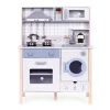 Holzspielzeug Küche mit Geräuschen Backofen Waschmaschine Küchenzubehör geführt