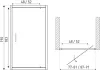 Tomar Dr 80x190 cm Duschtür zum Öffnen