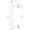 UK-01 BL Handgriff für Duschkabine