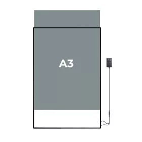 Plakatrahmen mit LED-Beleuchtung, 297 × 420 mm (A3)