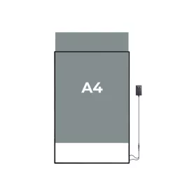 Plakatrahmen mit LED-Beleuchtung 210 x 297 mm (A4)