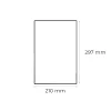 Plakatrahmen mit LED-Beleuchtung 210 x 297 mm (A4)