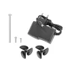 Feederboot V6 GPS 3 Tanks hinten und seitlich mit schwarzem