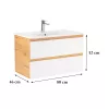 Vario Forte 80 Unterschrank mit Spüle