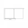 Walker 80x195 cm Begehbare Duschwand
