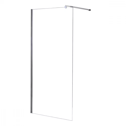 River begehbare Duschwand 80x190 cm Chrom