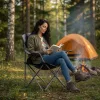 Klappbarer Campingstuhl mit verstellbarer Rückenlehne und Tragetasche