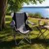 Klappbarer Campingstuhl mit verstellbarer Rückenlehne und Tragetasche