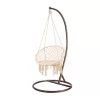 Cardenas Hängemattenstuhl mit Ständer beige-braun