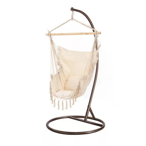 Puerto Hängematte mit Ständer beige-braun