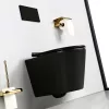 Ride Wandtoilette mit Wasserspülung, mit weich schließendem Sitz