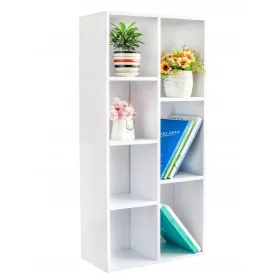 Weißes Bücherregal 50x24x106 cm