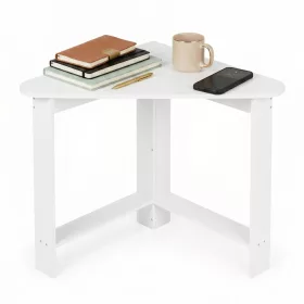 Modernhome weißer Eck-Schreibtisch