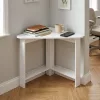 Modernhome weißer Eck-Schreibtisch