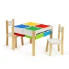 Kindermöbel-Set aus Holz mit Tisch und 2 Stühlen