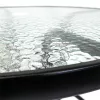 Gartentisch Ordino aus Glas mit Metallgestell