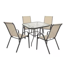Gartenmöbel-Set Juba 4+1