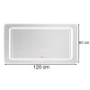 Vid 120 spiegel mit led-beleuchtung