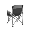 Leziter Comfort Sessel mit Becherhalter grau