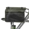 Leziter Comfort Plus Angelstuhl mit Armlehne und Becherhalter grün