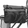 Leziter Premium beheizbarer Angelsessel mit Armlehnen und Getränkehalter, grau