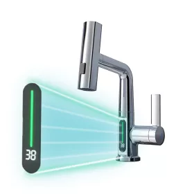 Mara Multifunktions-Spültischbatterie mit Digitalanzeige
