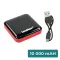 Powerbank 10.000 mAh, 2 A, 10 W, rot
